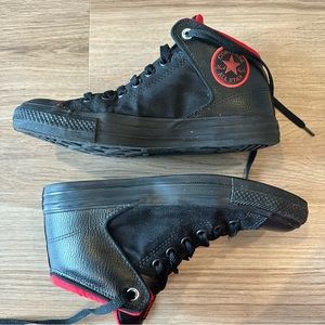 Like New Converse Chuck Taylor All Star HighStreet Mid Top Sneaker Red/Black 8.5